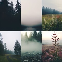 Aesthetic Photo Collection Serene Landscapes Artistic Photography Natural Beauty different timing 