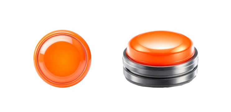 orange button isolate png - Powered by Adobe