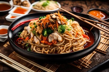 noodles with chicken