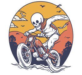 ghost riding motorcycle