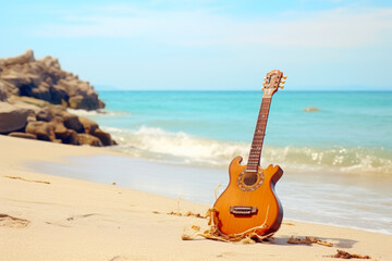 Beachside Concert Guitar Performance