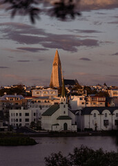 Reykjavik city skyline, Iceland. 