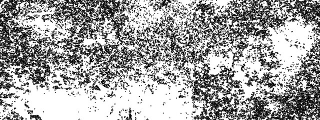 Dust isolated on white background and texture, top view. Dust overlay distress grain. Two tone Grunge texture black and white rough vintage distress background