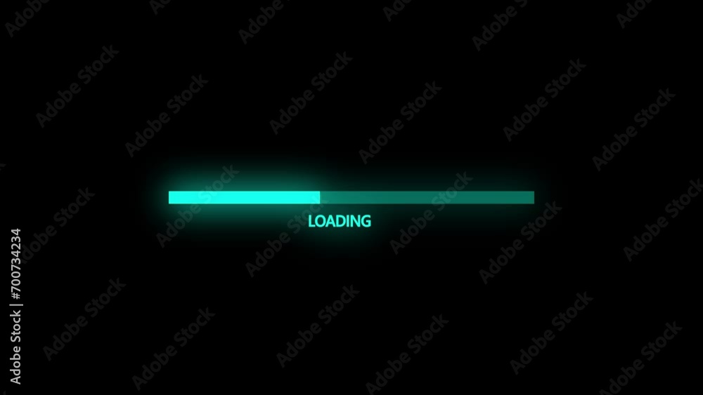 Poster loading bar spinning load wheel.abstract beautiful loading icon , processing ,downloading , glowing 