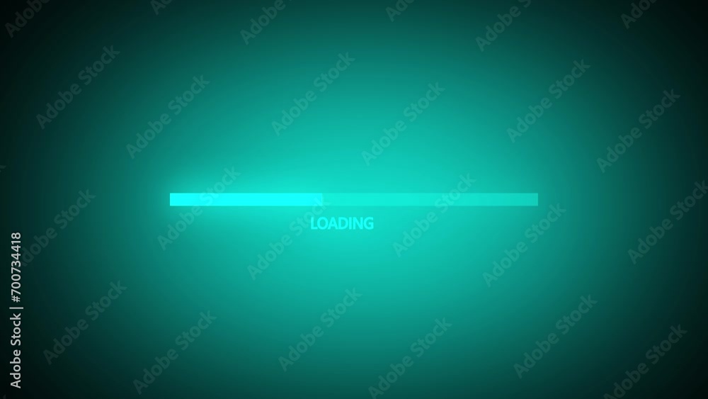 Poster loading bar spinning load wheel.abstract beautiful loading icon , processing ,downloading , glowing 