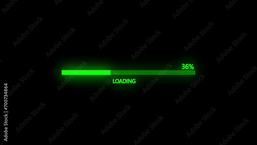 Poster loading bar spinning load wheel.abstract beautiful loading icon , processing ,downloading , glowing 