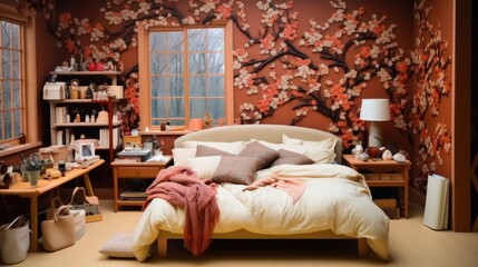 Modern luxury bedroom UHD Wallpaper