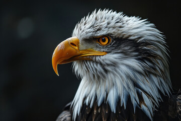 Obraz premium portrait of a eagle on a branch