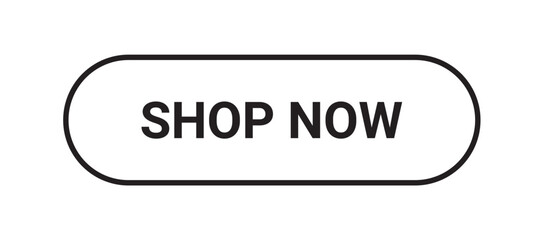 shop now button isolated on a white background