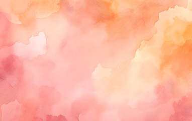 Pink abstract background. Watercolor wallpaper.