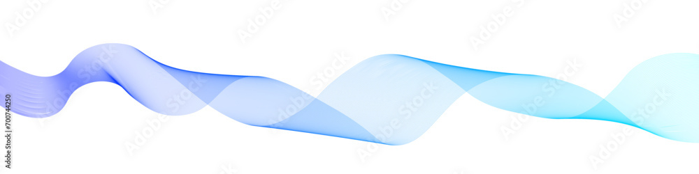 Poster vector wave dynamic music lines. blue-violet abstract lines. sound waves on a white background for y