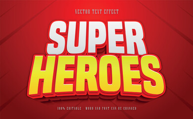 Vector text effect 3D