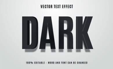Vector text effect 3D