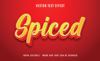 Vector text effect 3D