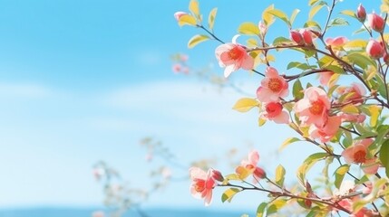 Obraz na płótnie Canvas Spring festival cherry blossom background
