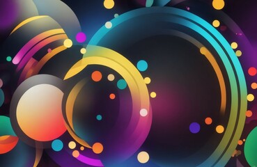 abstract background with circles