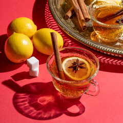 Hot Toddy cocktail on table