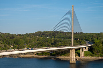 Pont de l'Iroise de Brest - obrazy, fototapety, plakaty