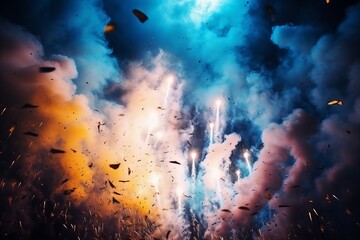 Celebrate Ukrainian Independence Day with a customizable message. Space for text