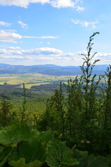 Pog&oacute;rze Spisko-Gubałowskie, widok z pociągu do Szczyrbskiego Plesa, Słowacja