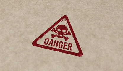 Danger stamp and stamping