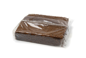 Black Bread Slices Isolated, Brown Organic Cereal Bread Pieces, Sliced Black Loaf Slices, Rye Bread