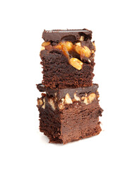 Nut Brownie, Homemade German Chocolate Cake, Chocolate Peanuts Cake, Brownie Square Piece