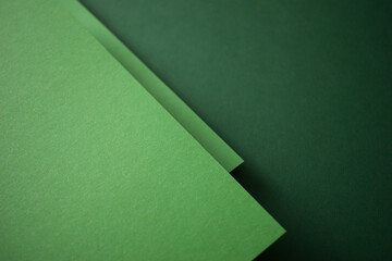 Green 3d colored paper background