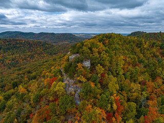 autumn landscape in the mountains