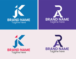 Minimal awesome trendy professional logo design