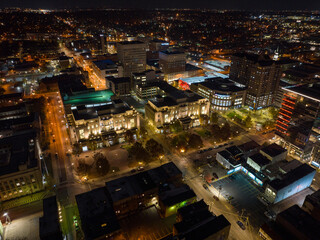 view of downtown city