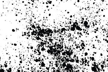 Black and White Grunge Texture. Black and white  Grunge Art. Grunge Background. Retro Grunge background.  Black and white Grunge abstract background. Black isolated on white background. EPS10.