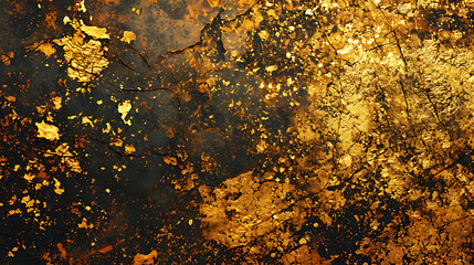 Gold Grunge Overlays, digital gold shimmer distressed paint, dust and scratches, instant download, commercial use gold foil
