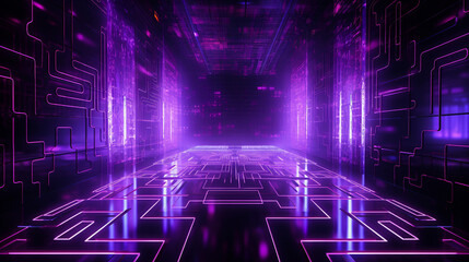 background cyber theme, suitable for an image illustration or background, cyber purple theme