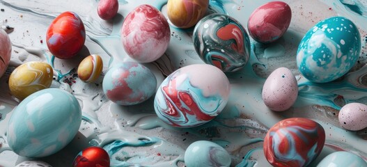 the easter bunnies' latest collection of eggs