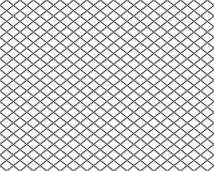 Black honeycombs and rhombuses, seamless pattern