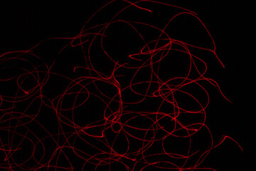 Abstraction stripes on a black background