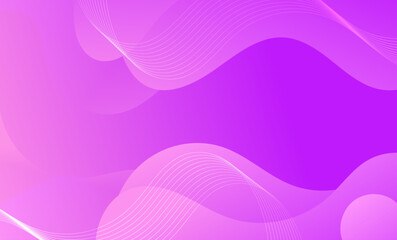 Abstract pink wave background. Dynamic shapes composition. Vector illustration - obrazy, fototapety, plakaty