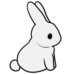 Cute Cartoon Rabbit