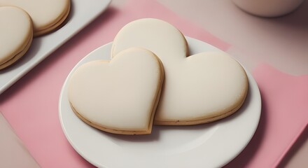 heart shaped cookies