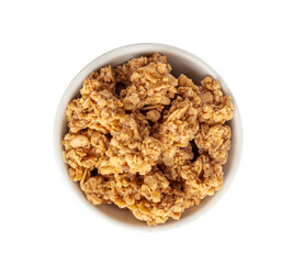 Granola, Muesli Breakfast, Crunchy Cereal Breakfast, Oatmeal Muesli with Seeds and Grains, Healthy Diet
