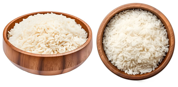 recommend clip art: white rice in wooden bowl PNG