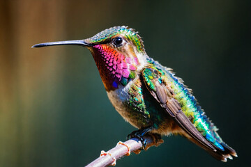 Fototapeta premium Portrait of a hummingbird