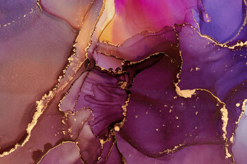 Natural  luxury abstract fluid art painting in alcohol ink technique. Tender and dreamy  wallpaper....