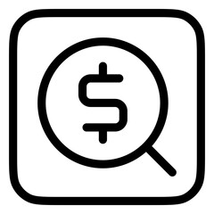 Editable money, profit seeking vector icon. Part of a big icon set family. Perfect for web and app interfaces, presentations, infographics, etc