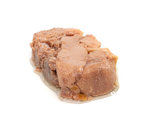 Cod Liver Isolated, Fish Fat Omega-3 Food, Healthy Seafood Meal, Cod Liver