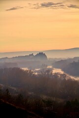 Landscape - Devin castle emerging from mist