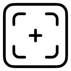 Editable focus vector icon. Part of a big icon set family. Perfect for web and app interfaces, presentations, infographics, etc