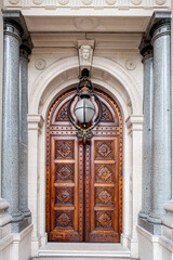 Wood Gate in the Parliament House is the meeting place of the Parliament of Victoria, its grand...