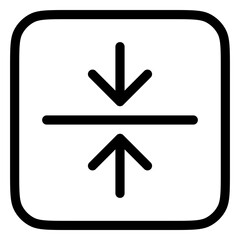 Editable middle center alignment vector icon. Part of a big icon set family. Perfect for web and app interfaces, presentations, infographics, etc